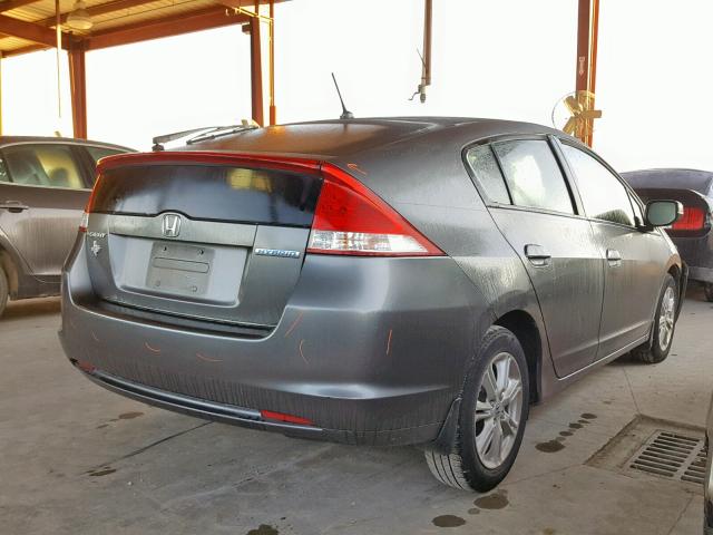 JHMZE2H70BS005579 - 2011 HONDA INSIGHT EX GRAY photo 4