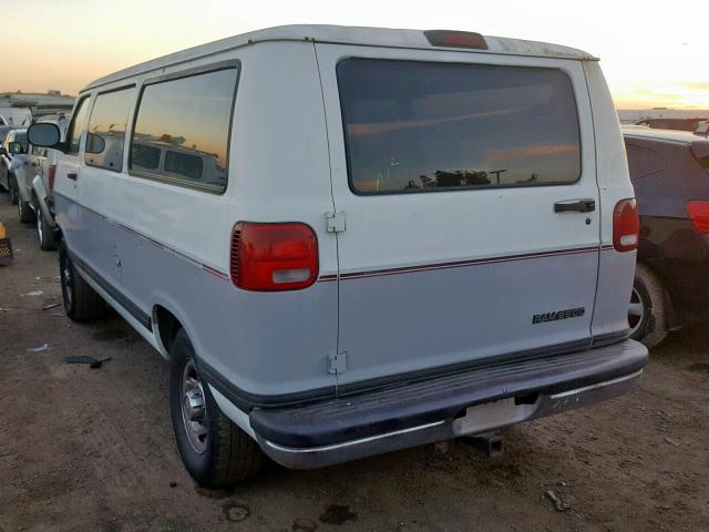 2B5WB25Z5WK130234 - 1998 DODGE RAM WAGON WHITE photo 3