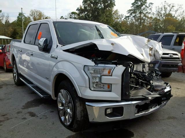 1FTEW1CG6GKD26578 - 2016 FORD F150 SUPER WHITE photo 1