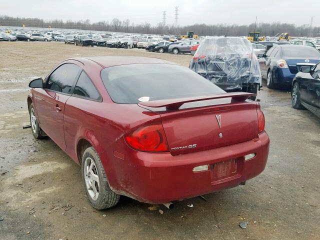 1G2AL15FX77164733 - 2007 PONTIAC G5 MAROON photo 3