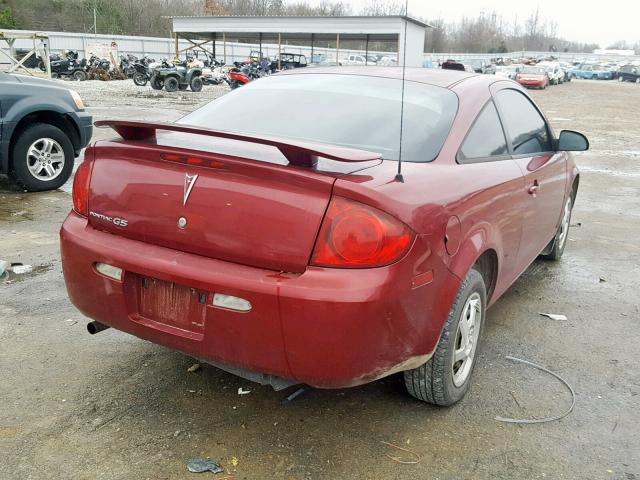 1G2AL15FX77164733 - 2007 PONTIAC G5 MAROON photo 4