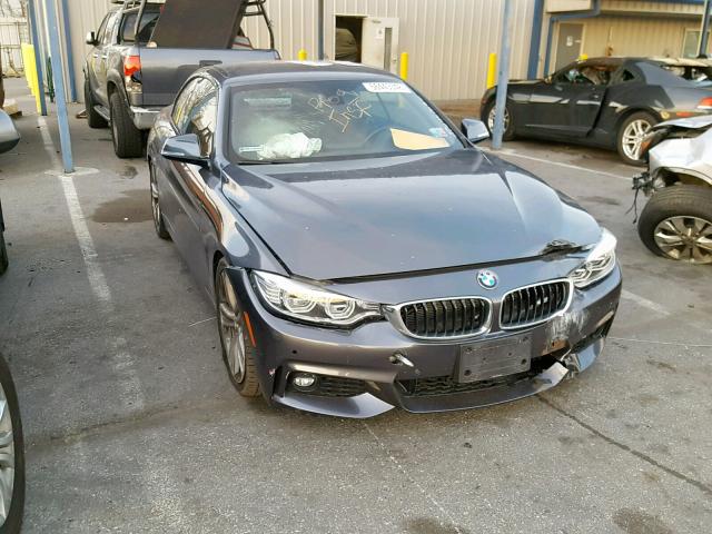 WBA3T3C5XEJ876618 - 2014 BMW 435 I GRAY photo 1