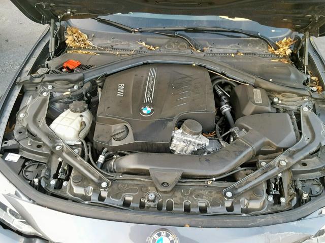 WBA3T3C5XEJ876618 - 2014 BMW 435 I GRAY photo 7