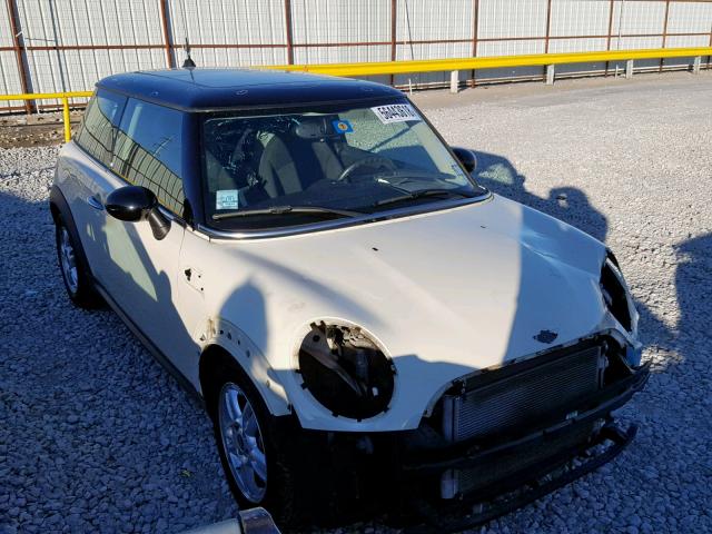 WMWSU3C59DT683128 - 2013 MINI COOPER WHITE photo 1