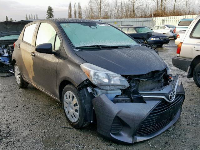 VNKKTUD35HA077651 - 2017 TOYOTA YARIS L GRAY photo 1