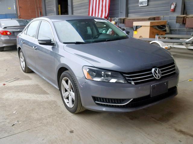 1VWBT7A35EC050123 - 2014 VOLKSWAGEN PASSAT SE GRAY photo 1