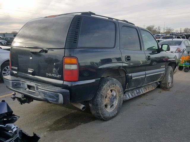 1GNEK13Z02J239469 - 2002 CHEVROLET TAHOE BLACK photo 4