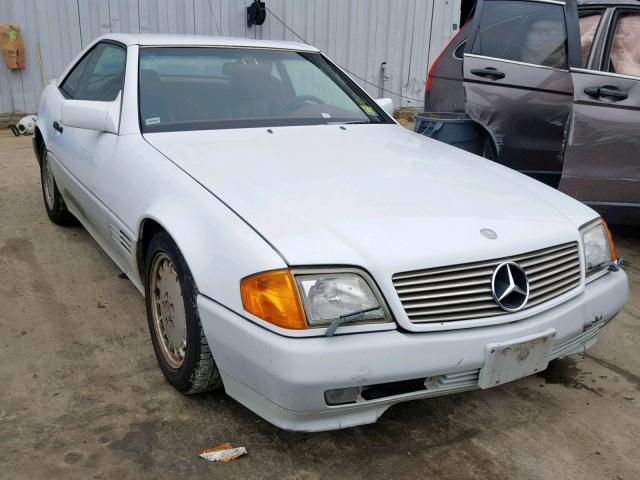 WDBFA66E5LF007295 - 1990 MERCEDES-BENZ 500 SL WHITE photo 1