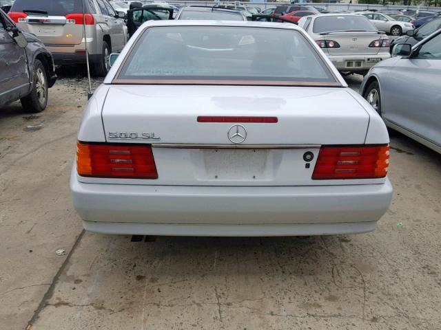 WDBFA66E5LF007295 - 1990 MERCEDES-BENZ 500 SL WHITE photo 9