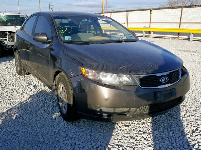 KNAFU4A27C5475574 - 2012 KIA FORTE EX GRAY photo 1