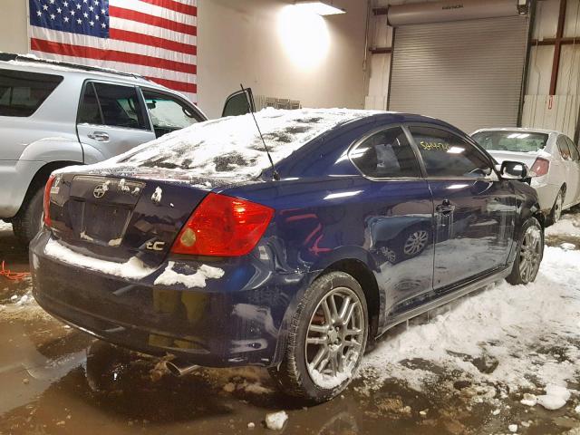JTKDE177360086577 - 2006 TOYOTA SCION TC ლურჯი ფოტო 4