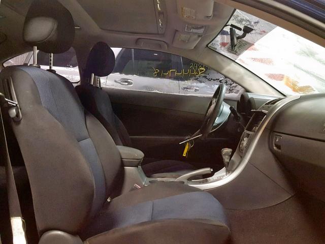 JTKDE177360086577 - 2006 TOYOTA SCION TC ლურჯი ფოტო 5