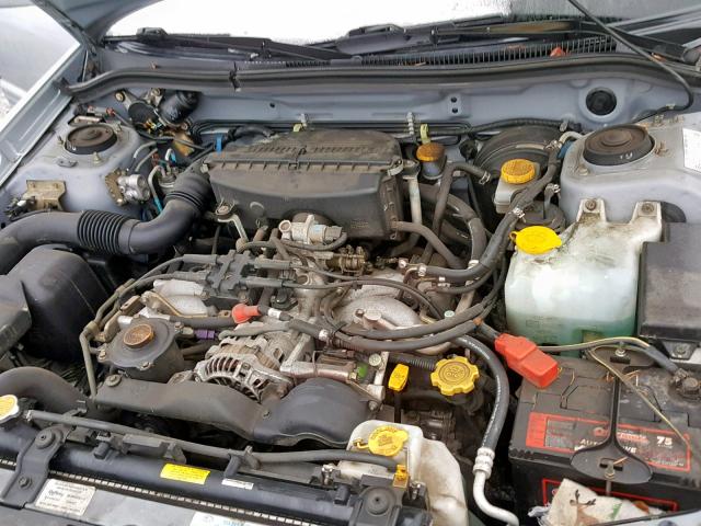 JF1SF65642G741307 - 2002 SUBARU FORESTER S ვერცხლისფერი ფოტო 7