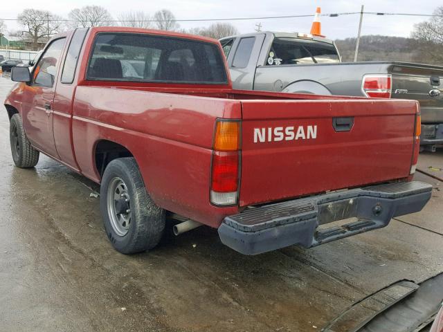 1N6SD16S8PC354141 - 1993 NISSAN TRUCK KING BURGUNDY photo 3