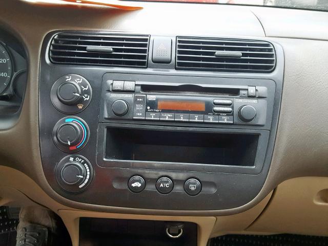 2HGES16344H611790 - 2004 HONDA CIVIC DX V BLUE photo 9