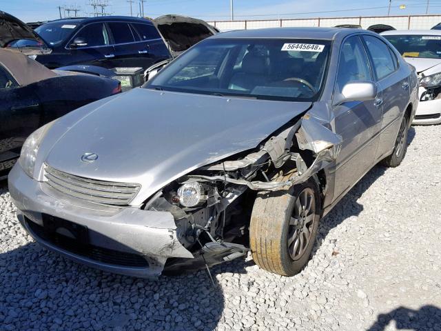 JTHBF30G330146871 - 2003 LEXUS ES 300 SILVER photo 2