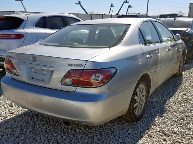 JTHBF30G330146871 - 2003 LEXUS ES 300 SILVER photo 4