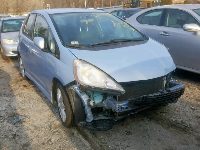 JHMGE87409S071576 - 2009 HONDA FIT SPORT BLUE photo 1