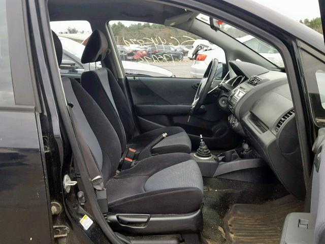 JHMGD37637S001719 - 2007 HONDA FIT S 黑色 照片 5