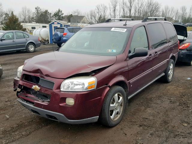 1GNDV33157D168882 - 2007 CHEVROLET UPLANDER L Tünd qırmızı foto 2