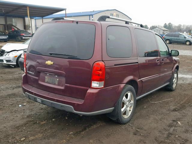 1GNDV33157D168882 - 2007 CHEVROLET UPLANDER L Tünd qırmızı foto 4