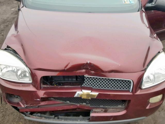 1GNDV33157D168882 - 2007 CHEVROLET UPLANDER L Tünd qırmızı foto 7