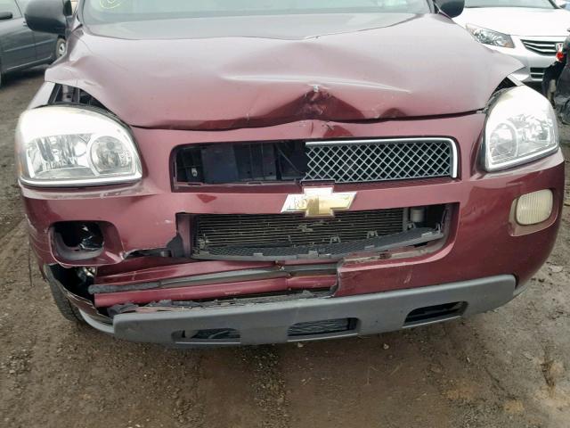 1GNDV33157D168882 - 2007 CHEVROLET UPLANDER L Tünd qırmızı foto 9