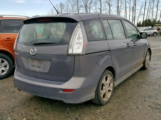 JM1CR2W39A0382529 - 2010 MAZDA 5 GRAY photo 4