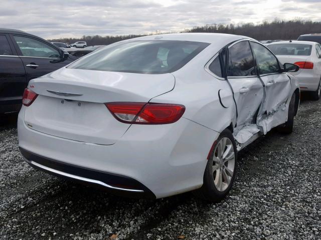 1C3CCCAB1FN591221 - 2015 CHRYSLER 200 LIMITE WHITE photo 4