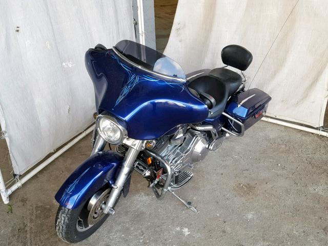 1HD1KBW156Y625805 - 2006 HARLEY-DAVIDSON FLHXI BLUE photo 2