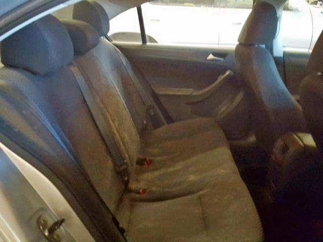 3VW1K7AJ9EM310809 - 2014 VOLKSWAGEN JETTA BASE SILVER photo 6