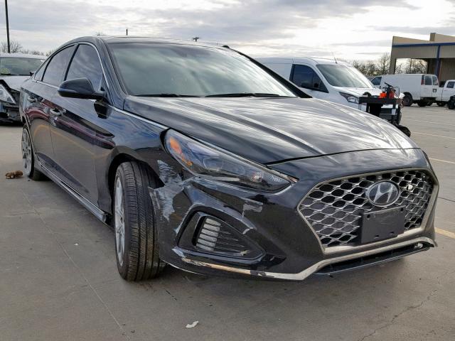 5NPE34AB3JH673065 - 2018 HYUNDAI SONATA SPO BLACK photo 1