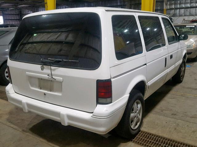 2B4GH2533SR392435 - 1995 DODGE CARAVAN WHITE photo 4