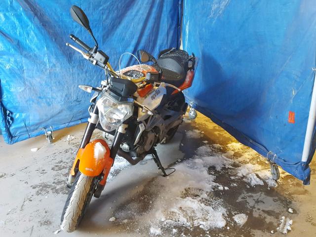 ZD4RAC0078S000376 - 2008 APRILIA SHIVER SL7 ORANGE photo 2