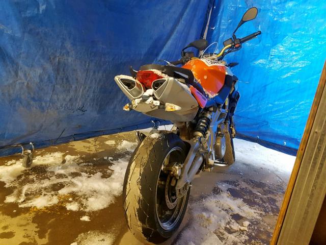 ZD4RAC0078S000376 - 2008 APRILIA SHIVER SL7 ORANGE photo 4