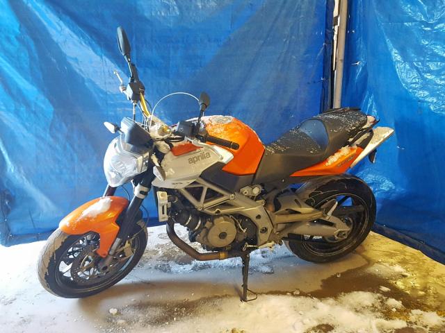 ZD4RAC0078S000376 - 2008 APRILIA SHIVER SL7 ORANGE photo 9