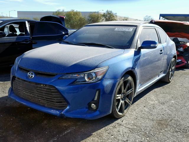 JTKJF5C77GJ020896 - 2016 TOYOTA SCION TC 蓝色 照片 2