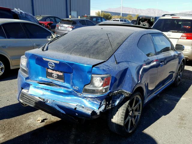 JTKJF5C77GJ020896 - 2016 TOYOTA SCION TC 蓝色 照片 4