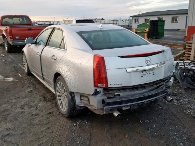 1G6DS5E36C0118542 - 2012 CADILLAC CTS PREMIU SILVER photo 3