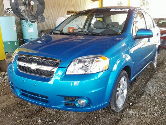 KL1TD56648B213082 - 2008 CHEVROLET AVEO BASE Turkuaz foto 2