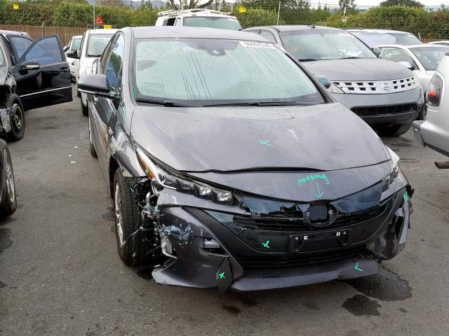 JTDKARFPXJ3082902 - 2018 TOYOTA PRIUS PRIM CHARCOAL photo 1