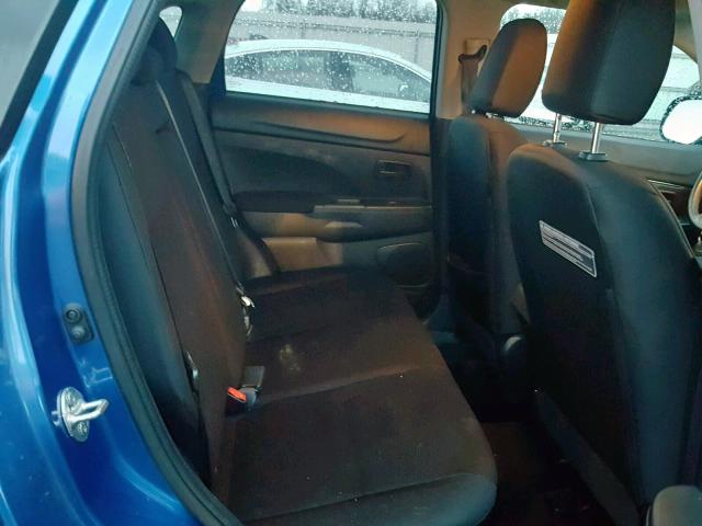 4A4AP3AW3FE054093 - 2015 MITSUBISHI OUTLANDER BLUE photo 6