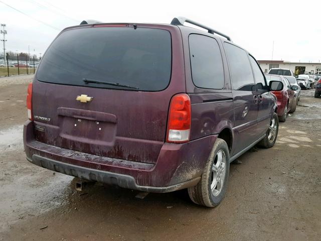 1GNDV33L66D126995 - 2006 CHEVROLET UPLANDER L Tünd qırmızı foto 4