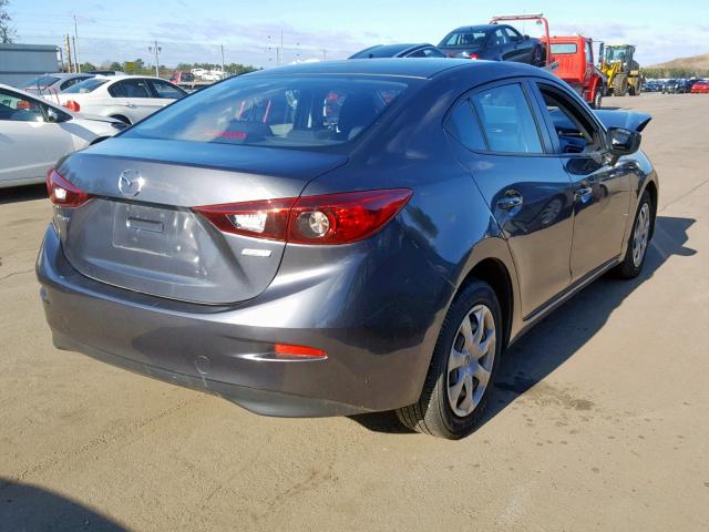 JM1BM1T73E1157616 - 2014 MAZDA 3 SV GRAY photo 4