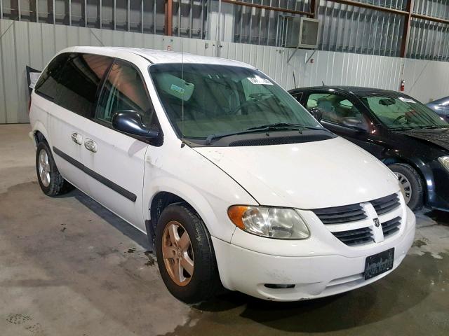 1D4GP45R95B234077 - 2005 DODGE CARAVAN SX WHITE photo 1