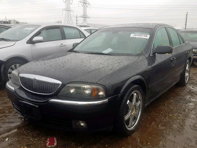 1LNHM86S35Y625432 - 2005 LINCOLN LS BLACK photo 2