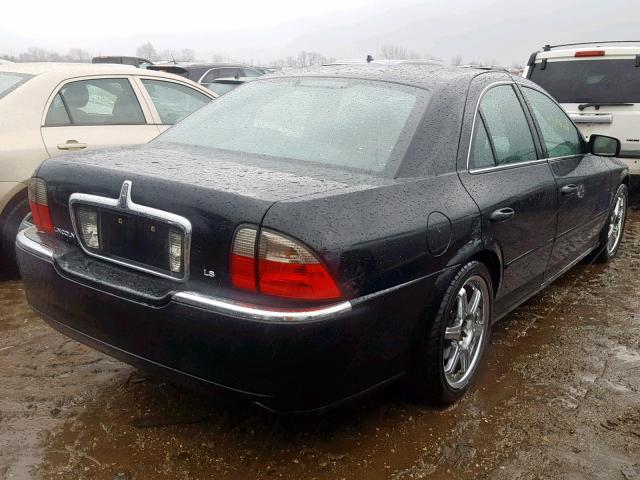 1LNHM86S35Y625432 - 2005 LINCOLN LS BLACK photo 4