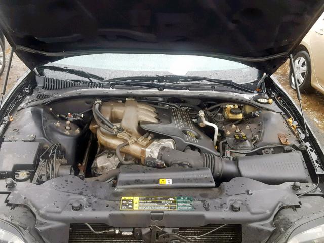 1LNHM86S35Y625432 - 2005 LINCOLN LS BLACK photo 7