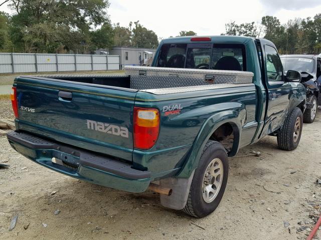 4F4YR12U01TM22159 - 2001 MAZDA B3000 GREEN photo 4