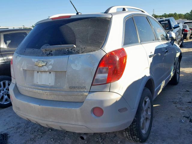 3GNFL3EK2DS506898 - 2013 CHEVROLET CAPTIVA LT SILVER photo 4